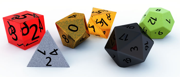 All Role Playing Game Dice